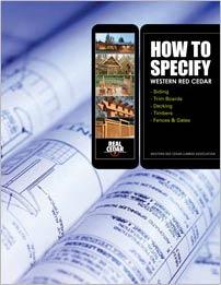 How to Specify Western Red Cedar
