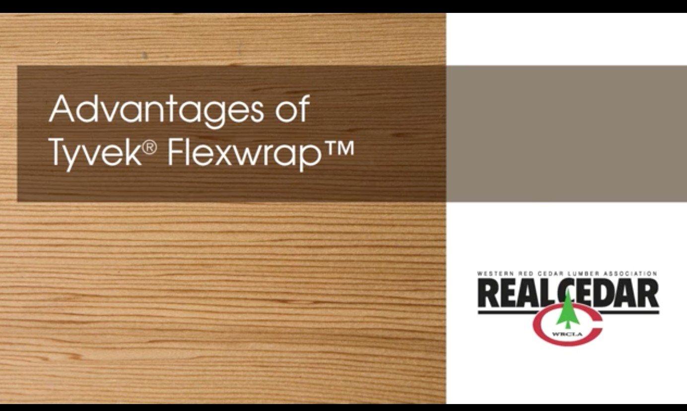real cedar tyvek drainwrap video thumb