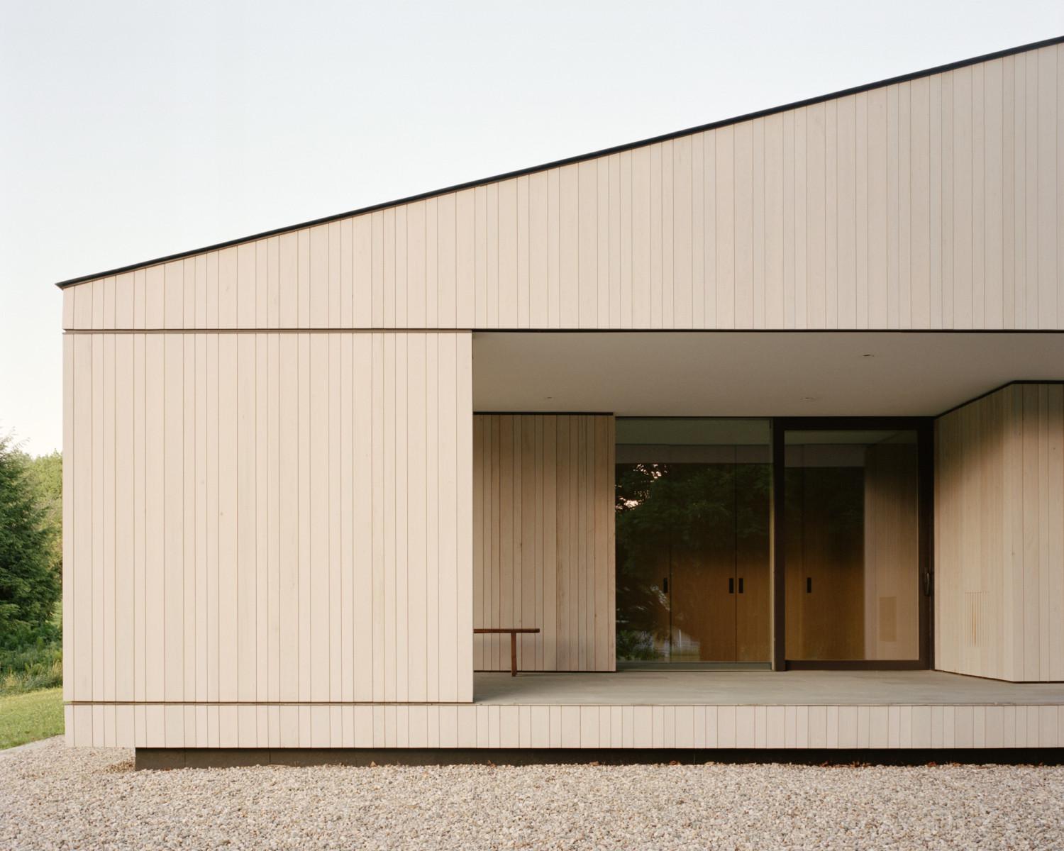 western red cedar siding on home in berkshires