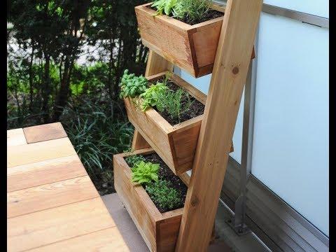 How to Build a Vertical Herb Garden Planter