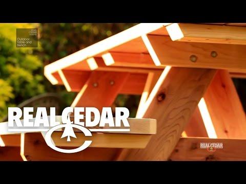 How to build : OUTDOOR TABLE & BENCH