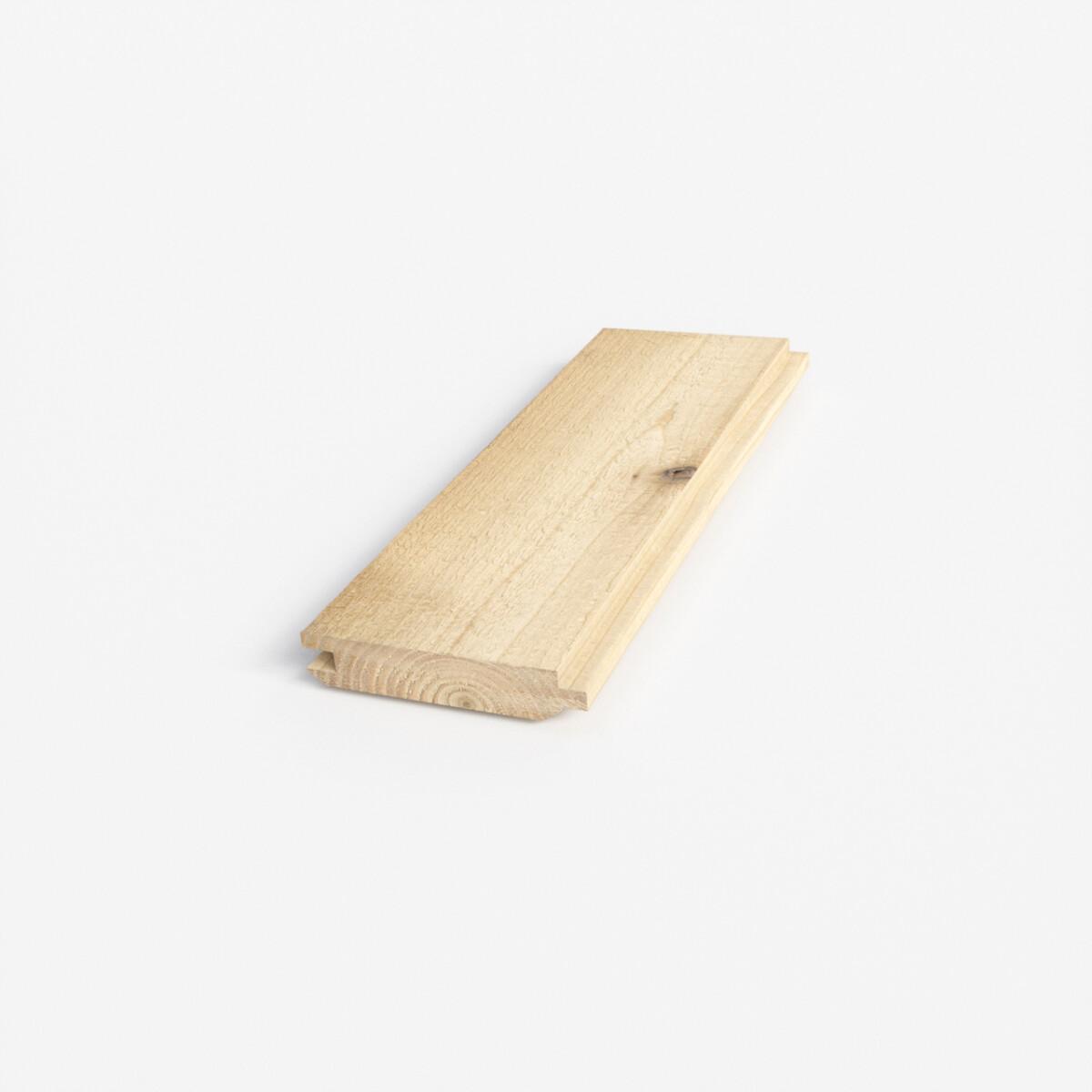 Item#17 – 1X4 WRC Select Knotty (10-15% Quality Knotty), KD, Tongue & Groove, Smooth V-JT Face, Resawn Flush-JT back, Reversible