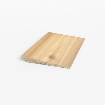 Item#14 – 5/4 X 8 WRC Select Knotty (10-15% Quality Knotty), KD, Rabbeted Bevel Siding, Saw Textured Face